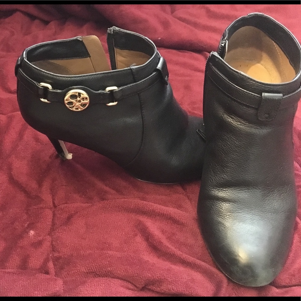 Authentic Coach booties, size 7.5